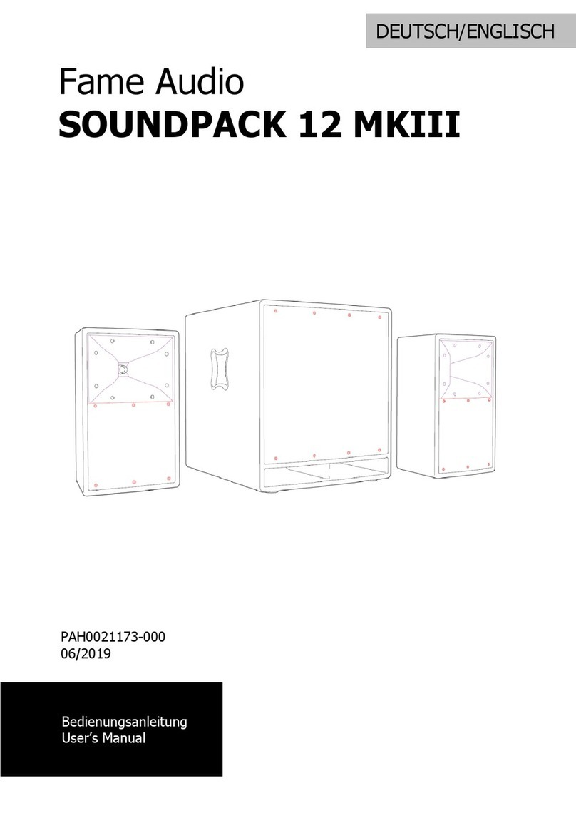 Fame Audio SOUNDPACK 12 MKIII user manual