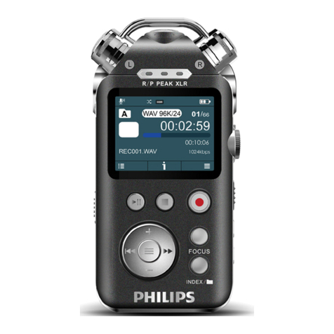 Philips Voice Tracer VTR8800 user manual