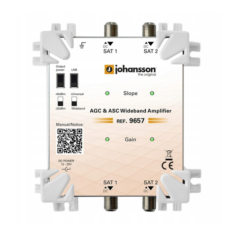 Johansson 9657 User manual