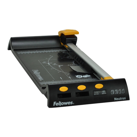 Fellowes SafeCut Neutron A4 User manual