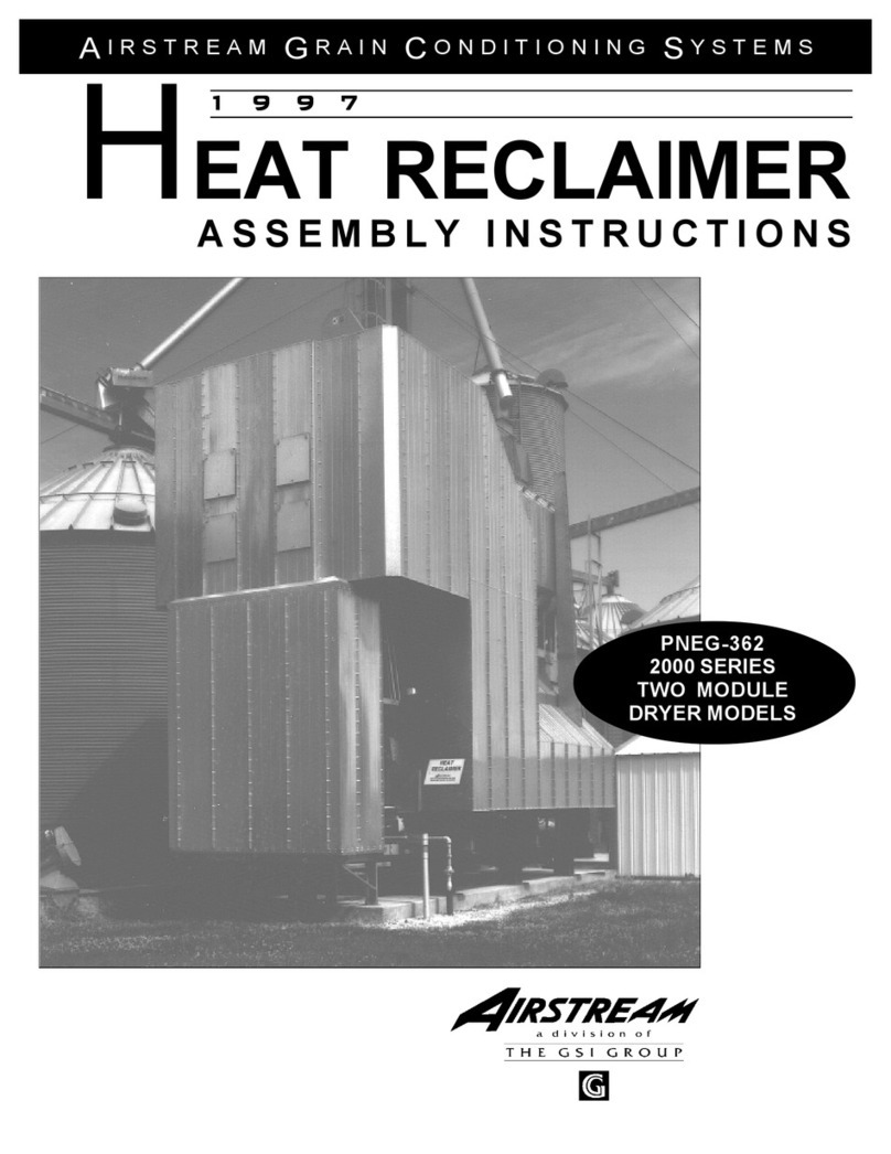GSi Airstream PNEG-3622000 Series User manual