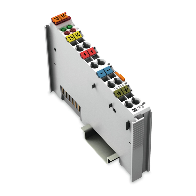 WAGO WAGO-I/O-SYSTEM 750-508 User manual WAGO WAGO-I/O-SYSTEM 750-508 User manual