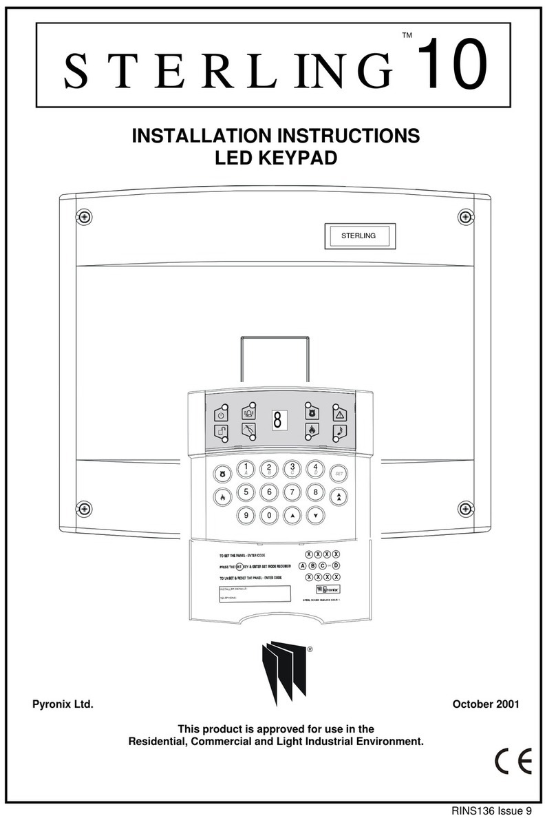 Pyronix STERLING 10 installation instructions