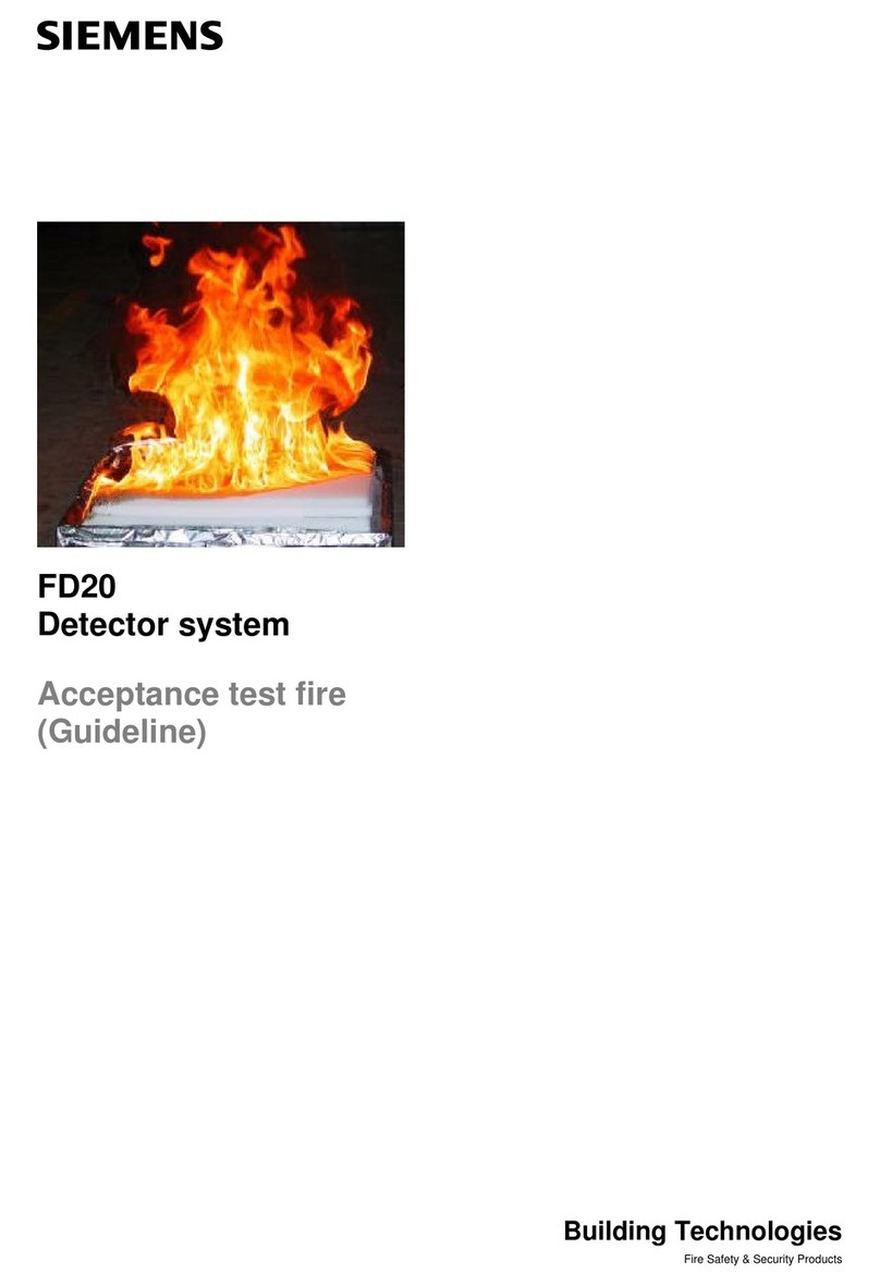 Siemens Sinteso FD20 Guideline