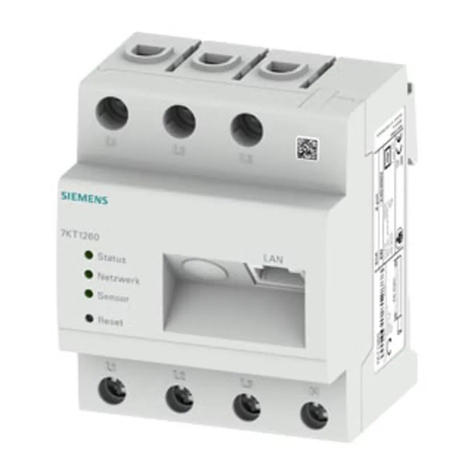 Siemens SENTRON 7KT PAC1200 operating instructions