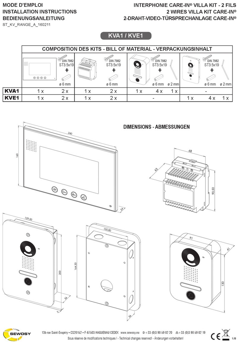 Sewosy CARE-IN KVA1 User manual