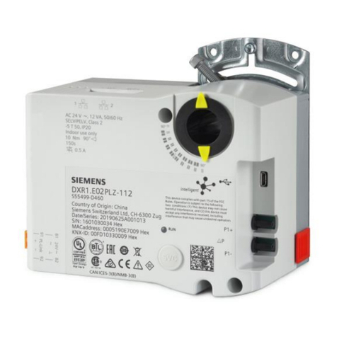 Siemens Desigo DXR1.E02PLZ-112 manual