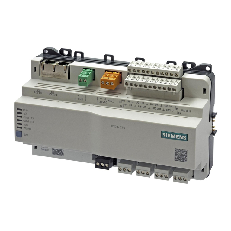 Siemens Desigo PXC4.E16 User manual