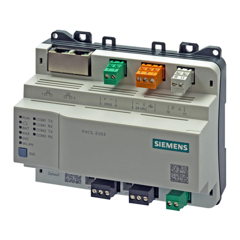 Siemens Desigo PXC5.E003 User manual