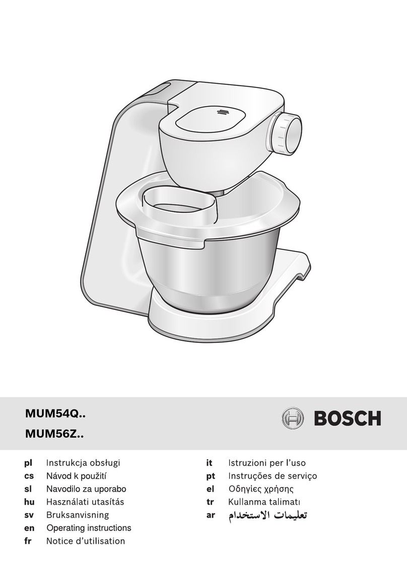 Bosch MUM54Q Series User manual