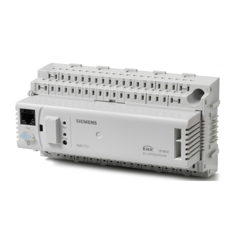Siemens Synco 700 User manual