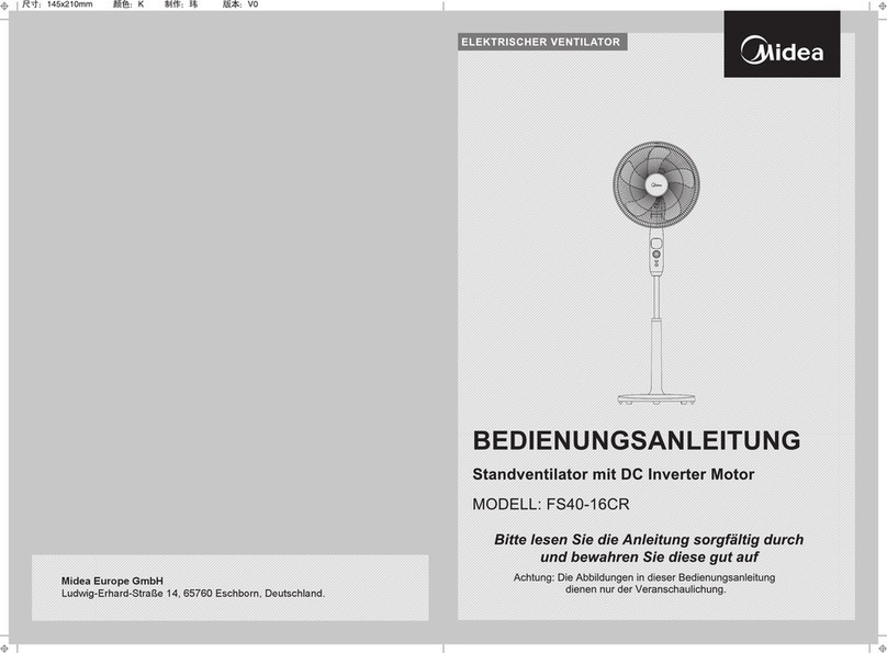 Midea FS40-16CR User manual Midea FS40-16CR User manual
