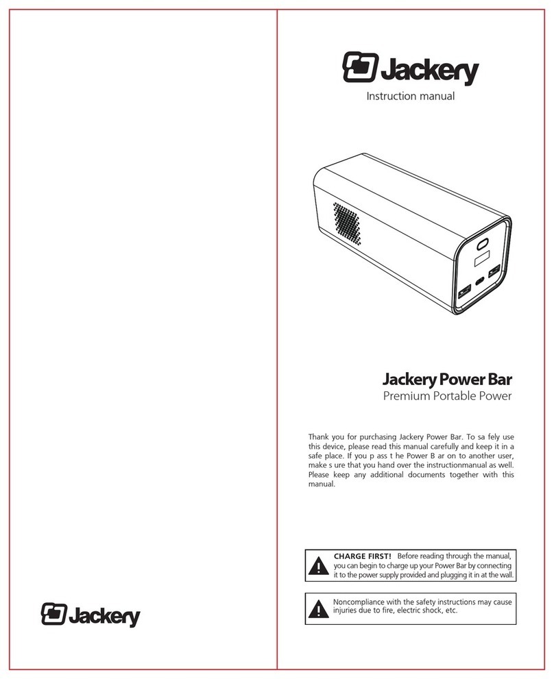 Jackery Power Bar instruction manual