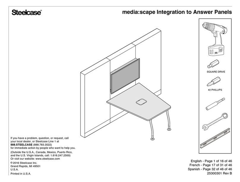Steelcase media:scape mobile User manual Steelcase media:scape mobile User manual