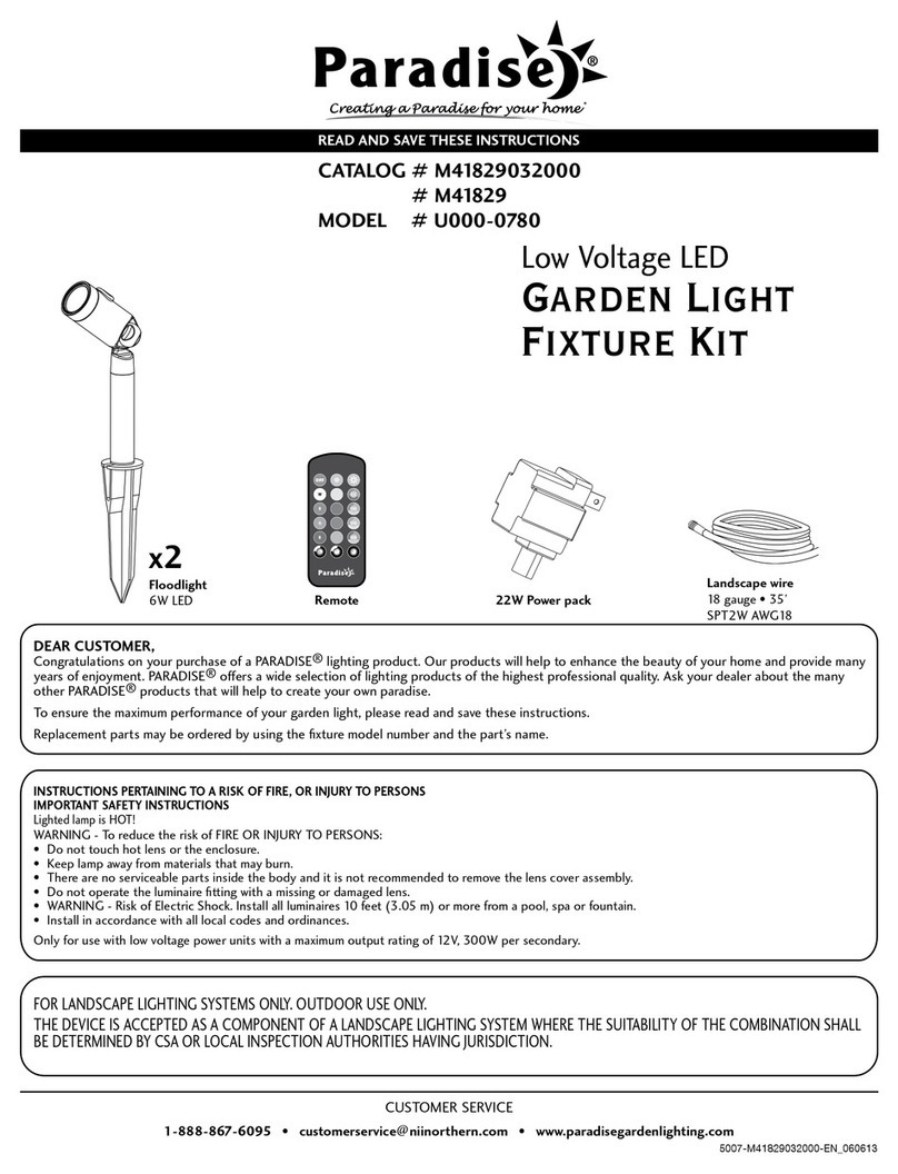 Paradise Datacom U000-0780 instructions