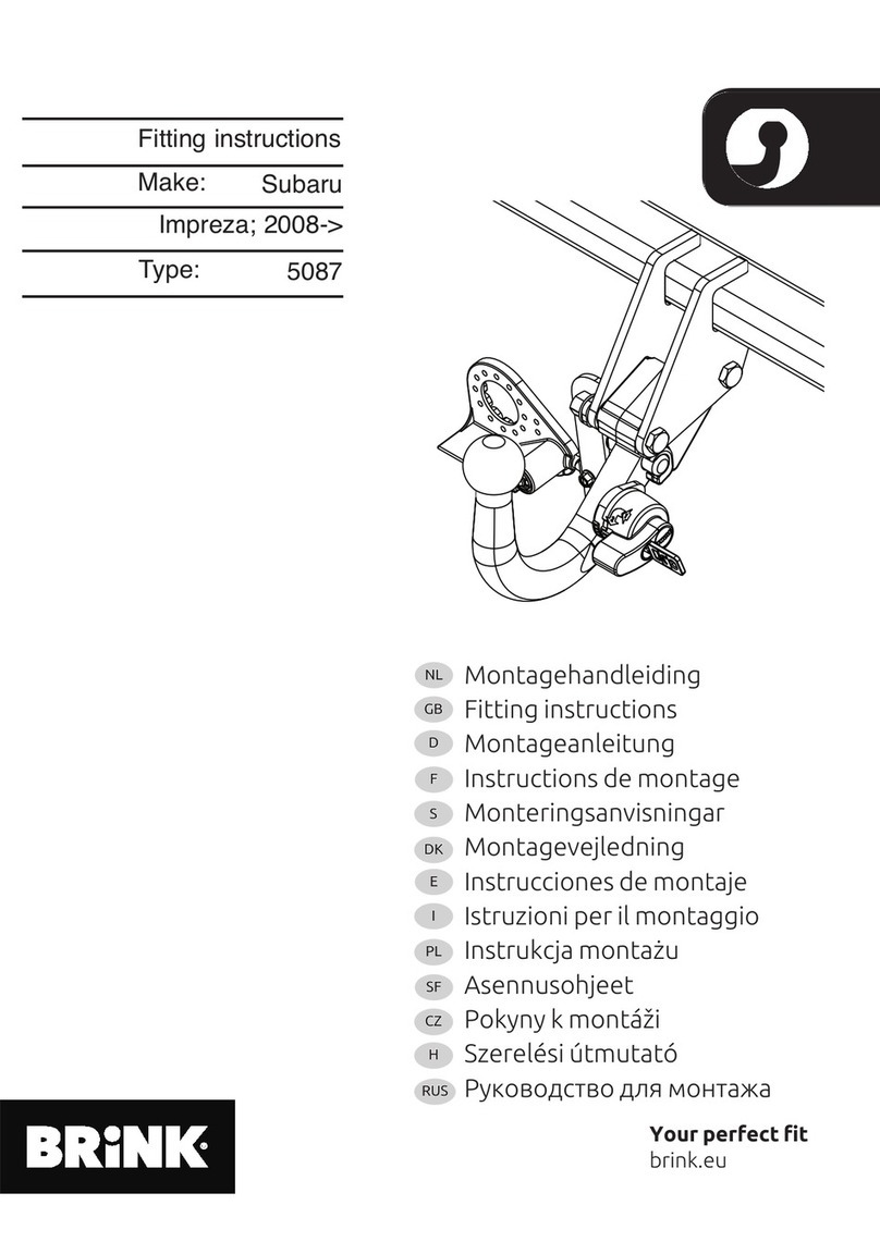 Brink 5087 Fitting instructions