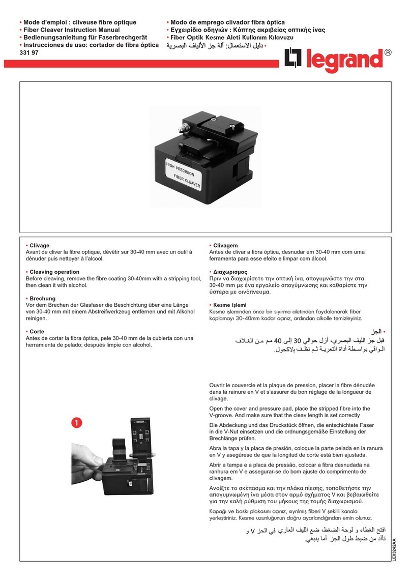 LEGRAND 331 97 User manual