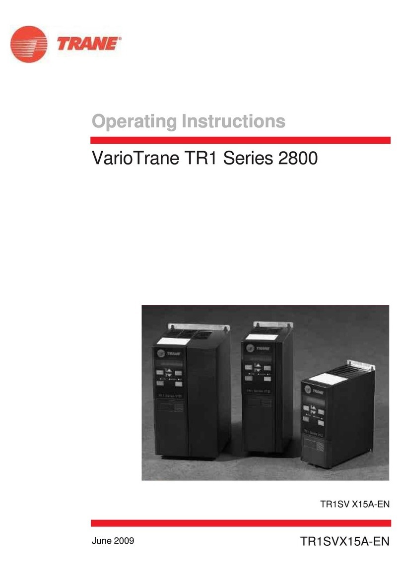 Trane VarioTrane TR1 2800 Series User manual
