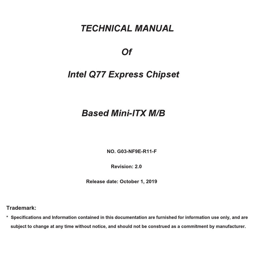 Intel Q77 User manual