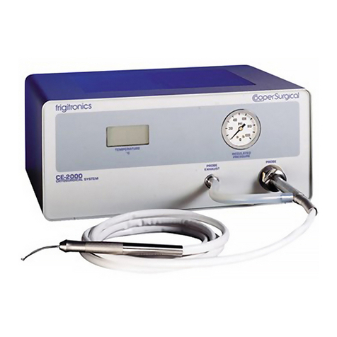 Cooper Surgical frigitronics CE-2000 Instructions for use Cooper Surgical frigitronics CE-2000 Instructions for use