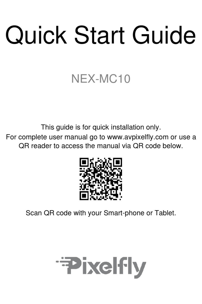 Pixelfly NEX-MC10 quick start guide