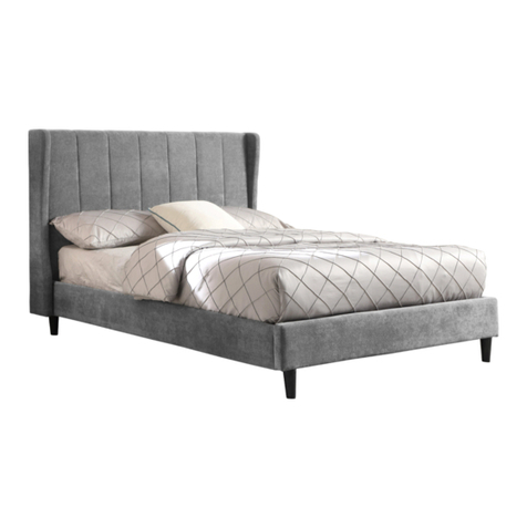 Seconique Amelia 4'6" Bed User manual