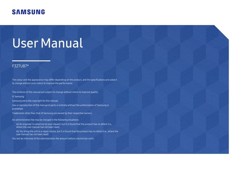 Samsung F32TU87 Series User manual