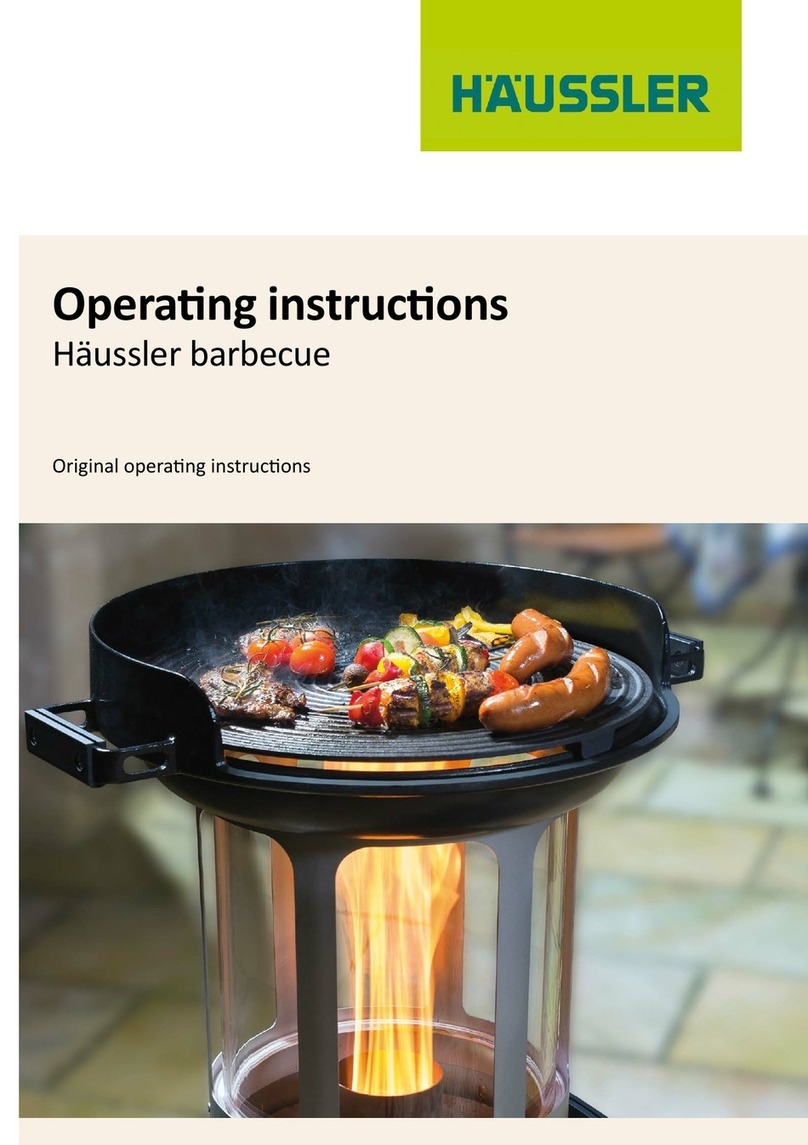 HAUSSLER Barbecue operating instructions