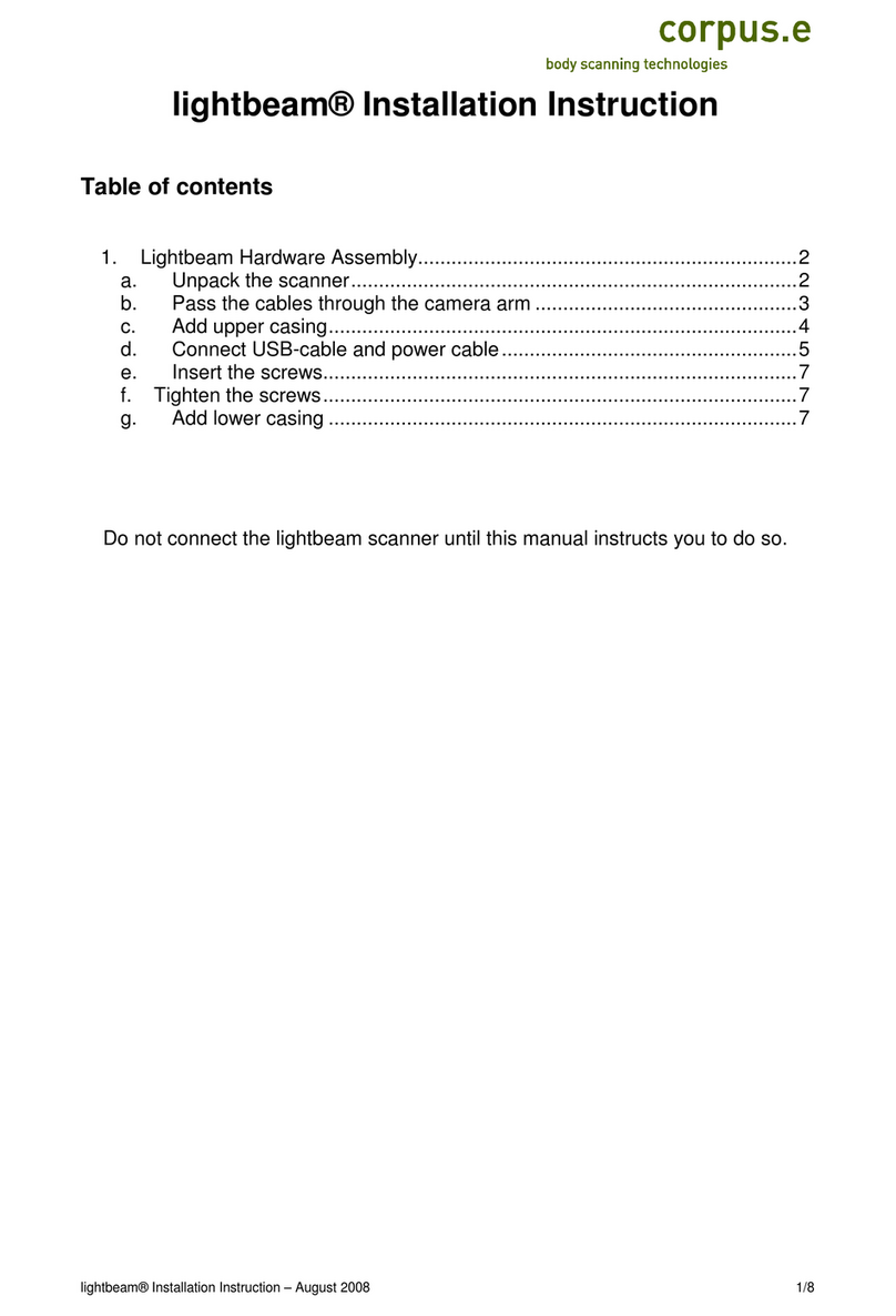 Corpus.e lightbeam Installation instruction Corpus.e lightbeam Installation instruction