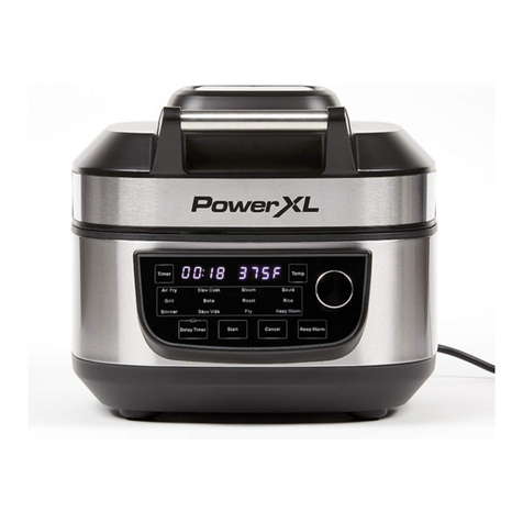 PowerXL PXL-GAFC Quick start guide and recipe book