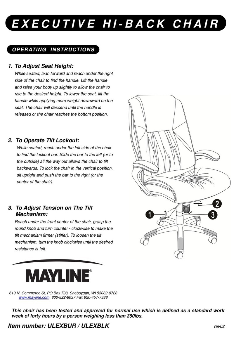 Mayline ULEXBUR User manual Mayline ULEXBUR User manual