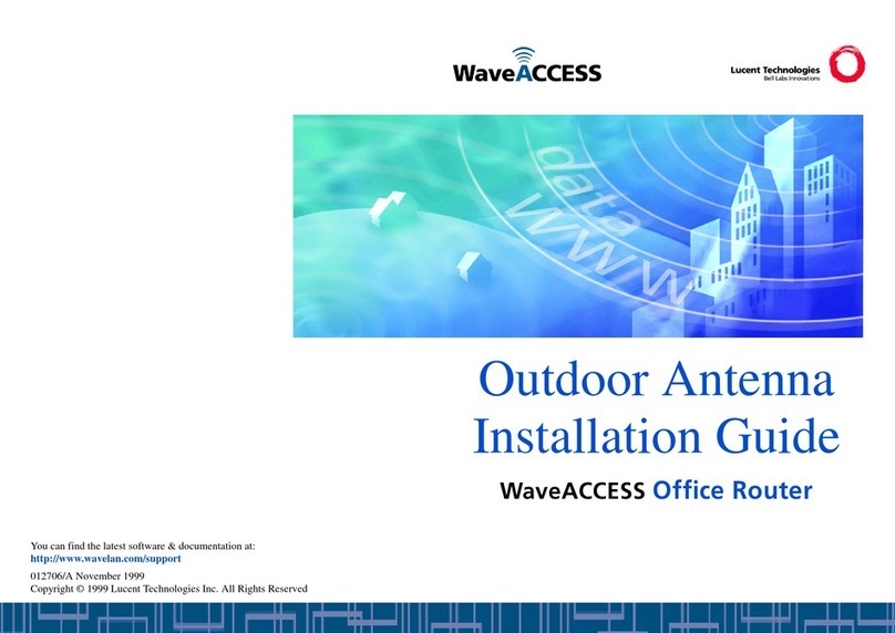 Lucent Technologies WaveACCESS installation guide