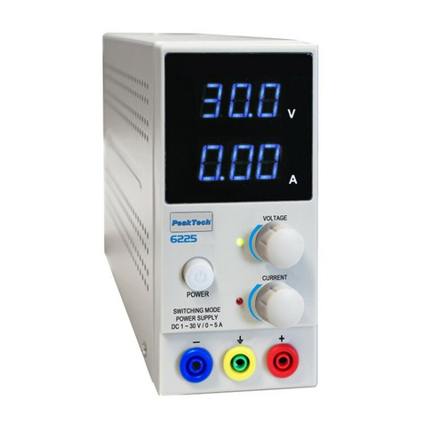 PeakTech 6225 User manual