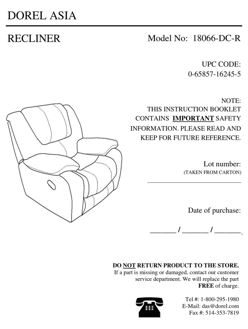 Dorel Asia 18066-DC-R User manual Dorel Asia 18066-DC-R User manual