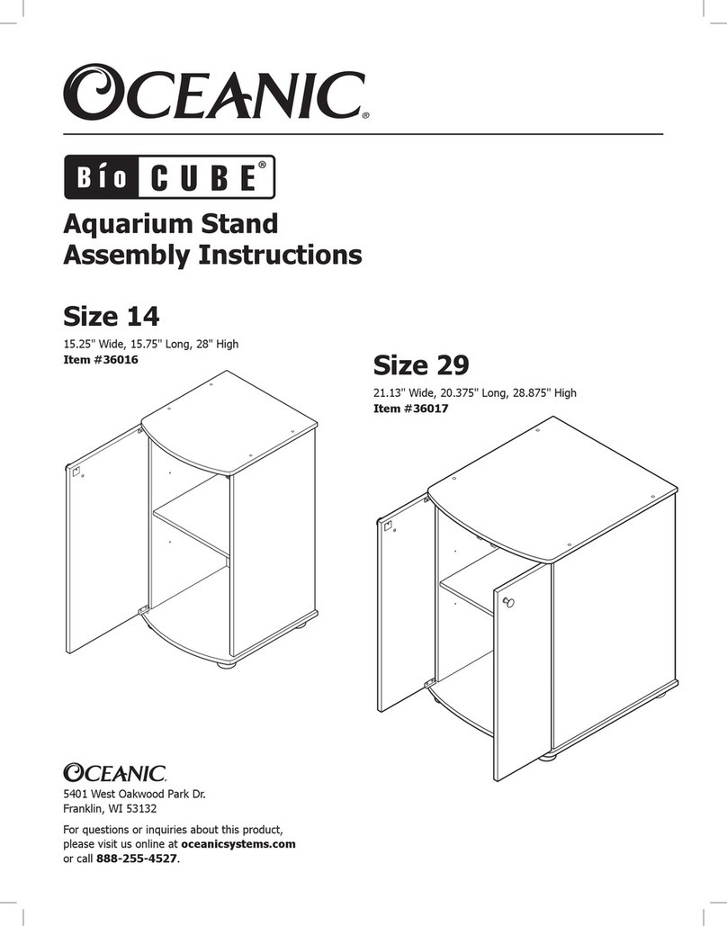 Oceanic BioCUBE 36016 Assembly instructions