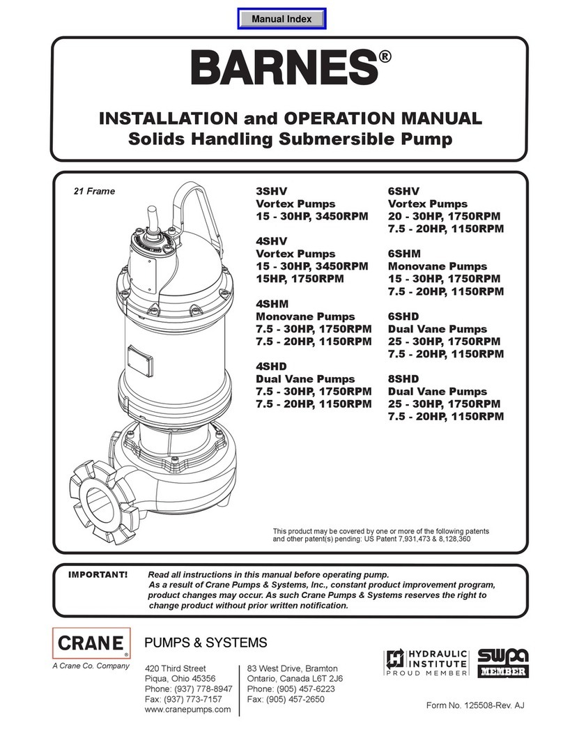 Crane BARNES 3SHVRA150N2 User manual