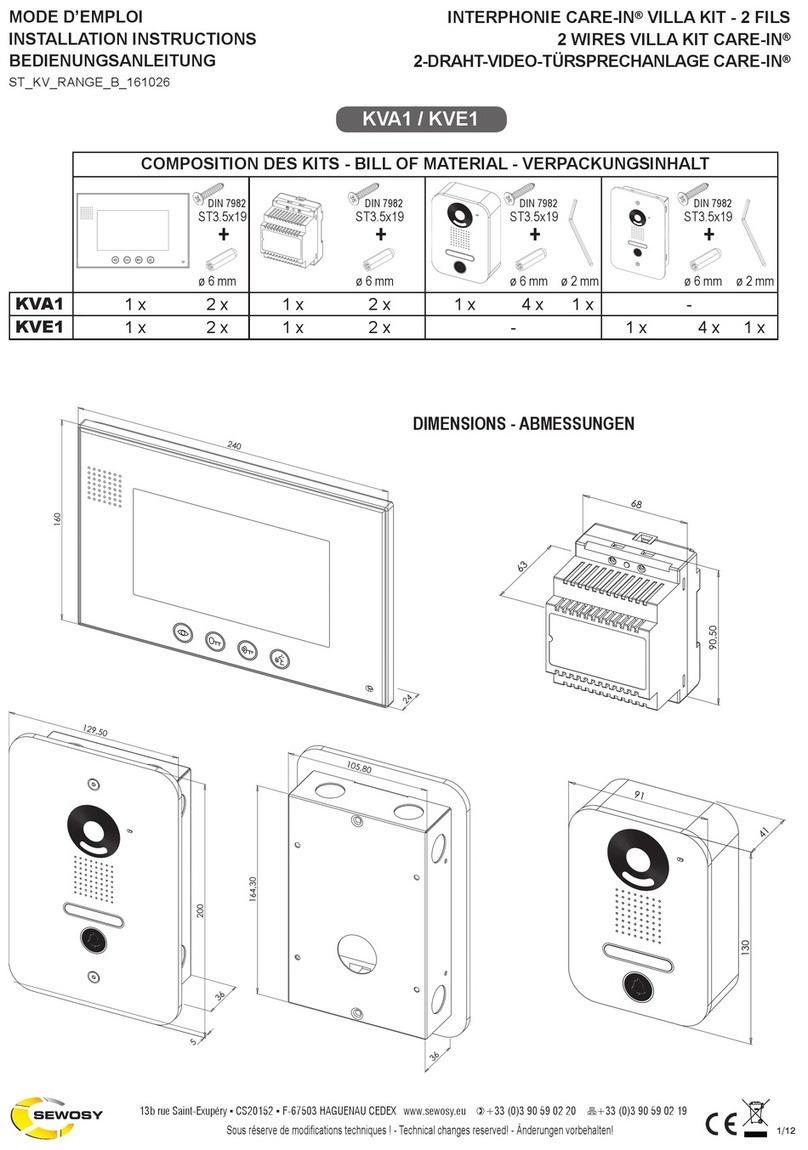 Sewosy CARE-IN KVA1 User manual
