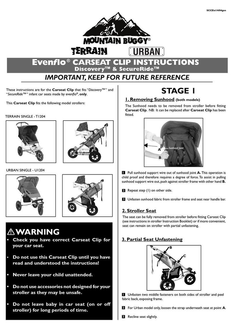 Mountain Buggy Evenflo Discovery User manual
