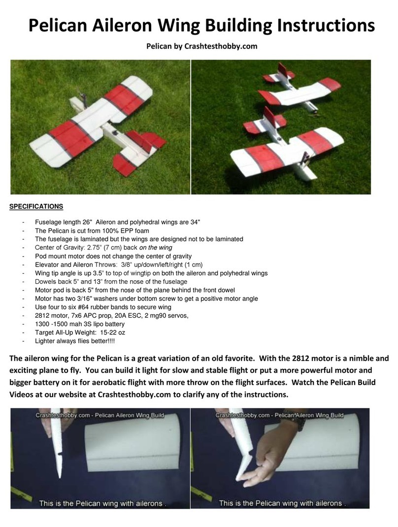 CRASHTESTHOBBY.COM Pelican Aileron Wing Building instructions