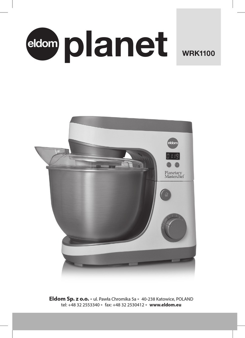 Eldom Planet WRK1100 manual