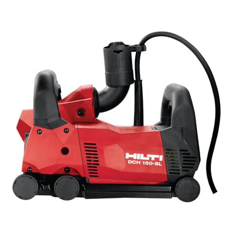 Hilti DCH-SL LG User manual