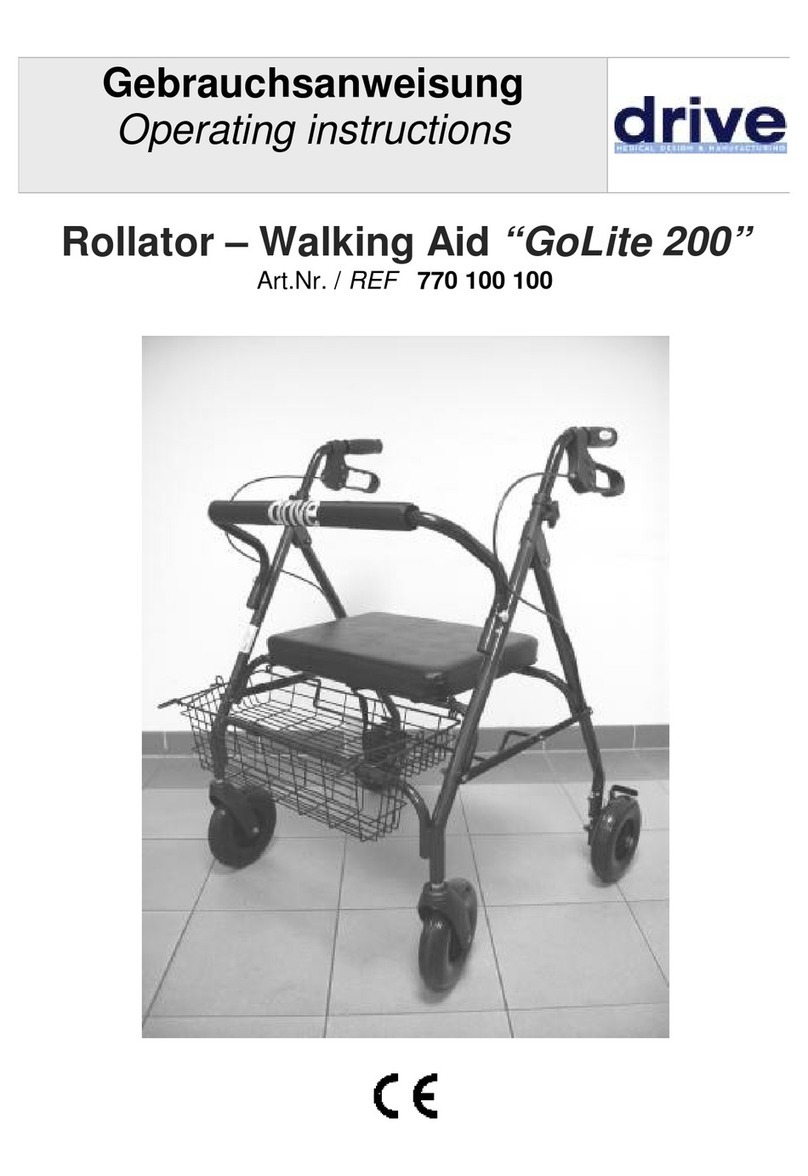 Drive GoLite 200 operating instructions