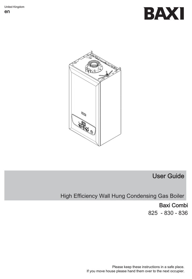 Baxi Combi 825 user guide
