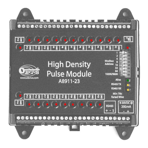Obvius A8911-23 Installation and operation manual
