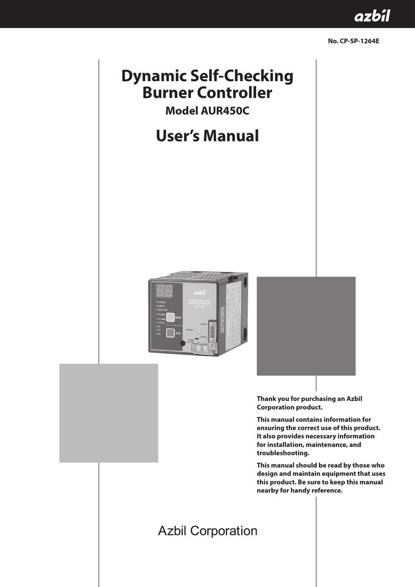 Azbil AUR450C User manual