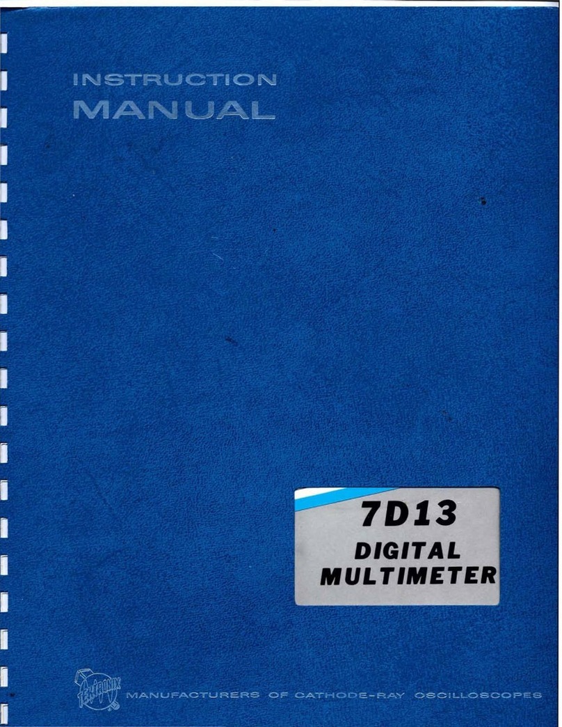 Tektronix 7D13 User manual