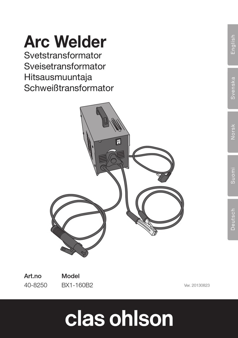 Clas Ohlson BX1-160B2 instruction manual