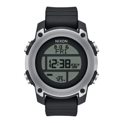 NIXON UNIT DIVE Operation manual