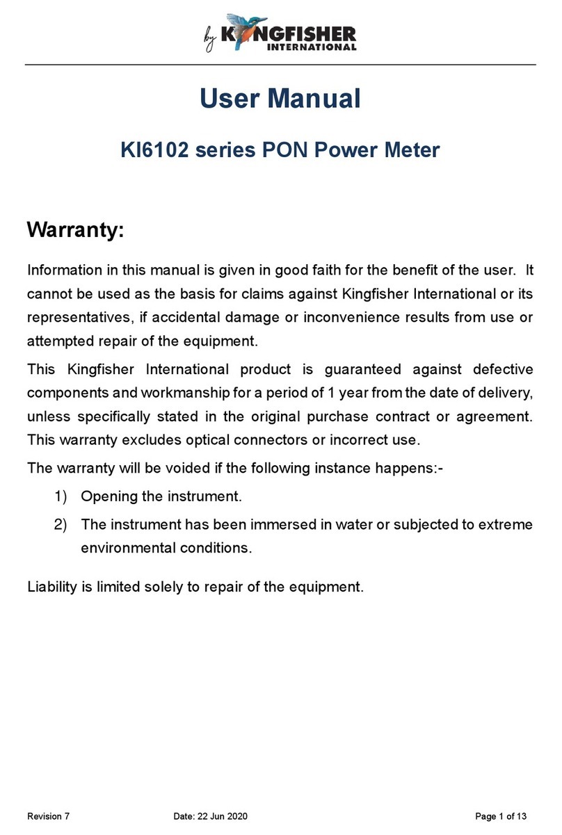 Kingfisher KI6102 Series User manual Kingfisher KI6102 Series User manual