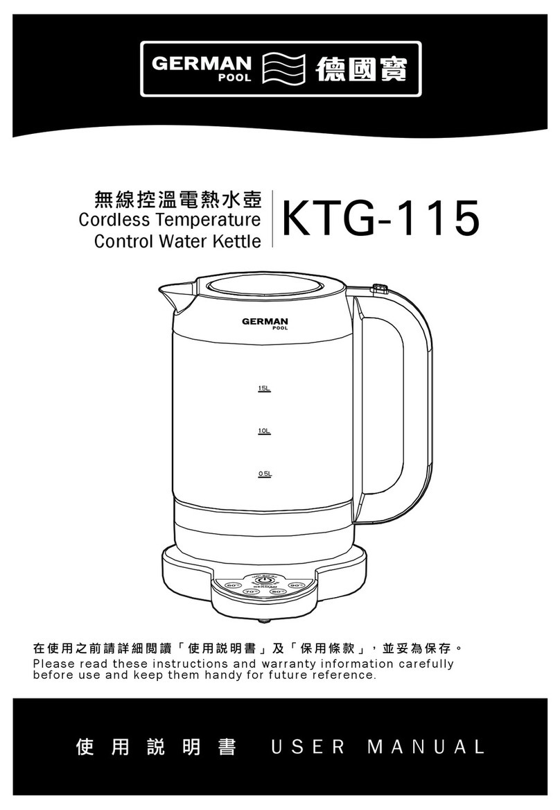 German pool KTG-115 user manual